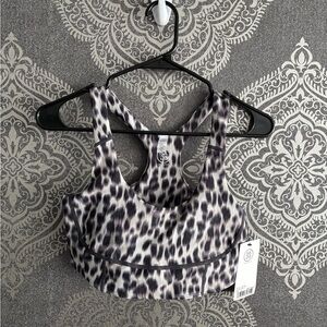 NWT SAGE Collective Sports Bra Leopard Print